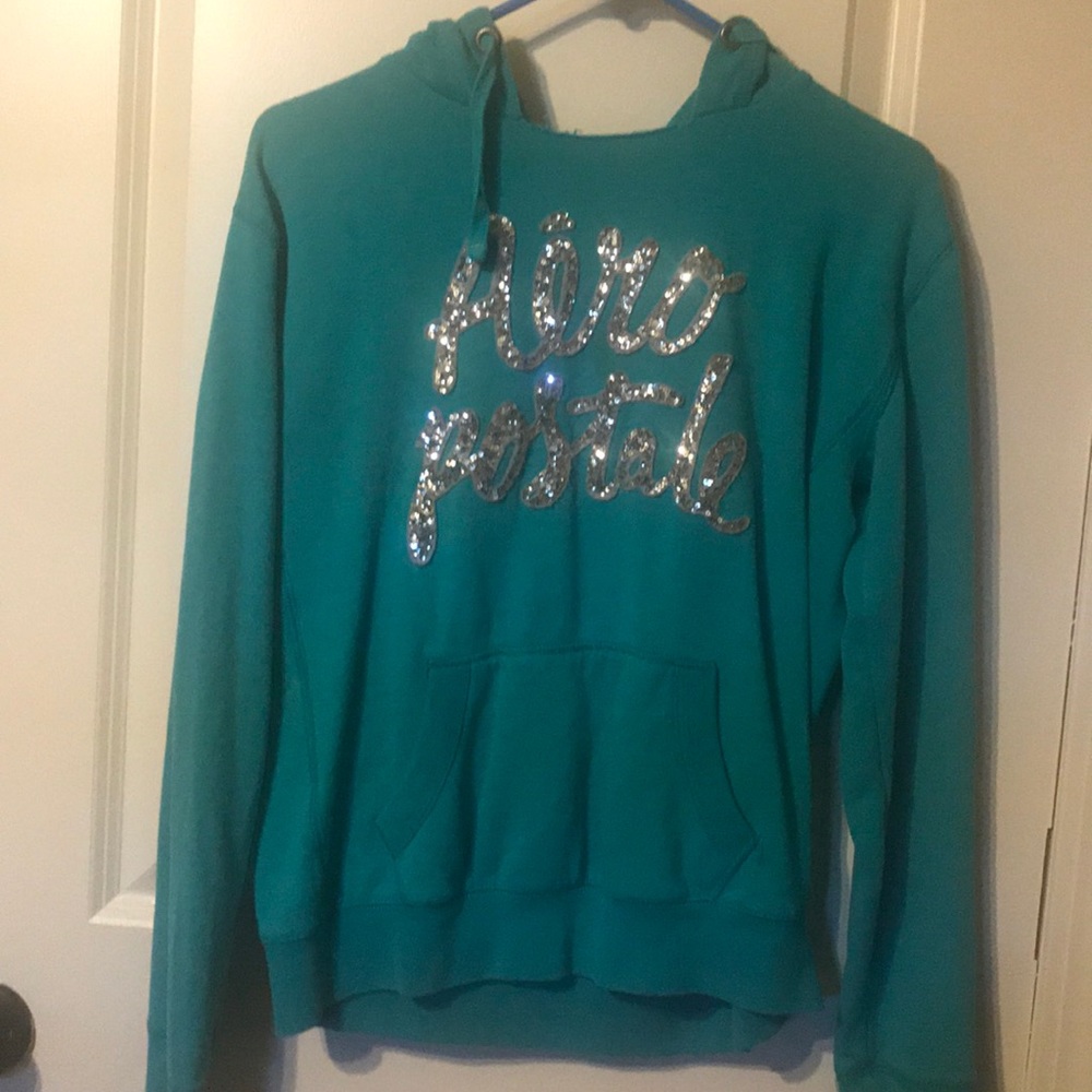 Blue aéro postal hoodie